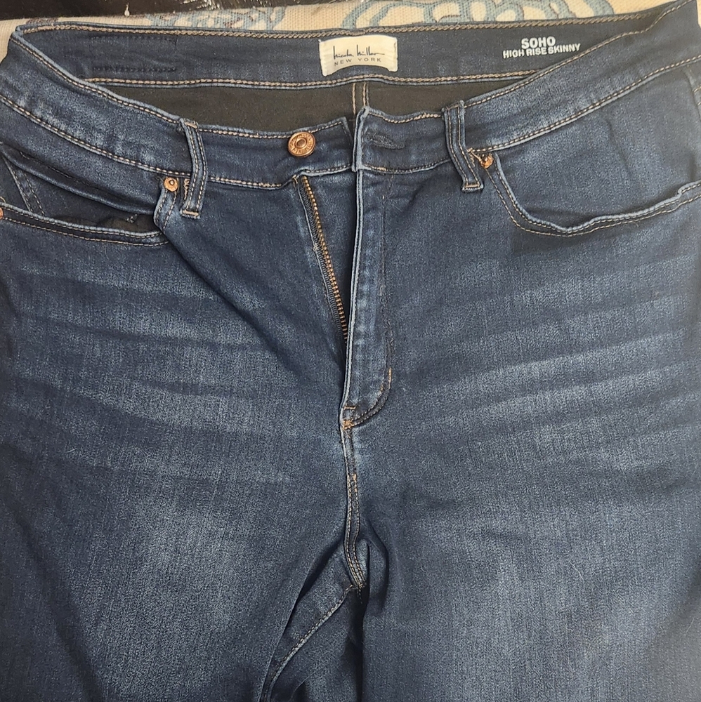 Nicole Miller 14 high rise skinny jeans